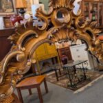 Mid Century Italian Gilt Mirror, 47 x 29.5