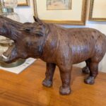 Vintage Leather House Hippo