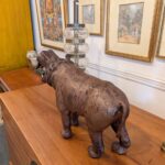 Vintage Leather House Hippo