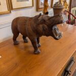 Vintage Leather House Hippo