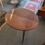 English Regency Demilune Folding Card Table