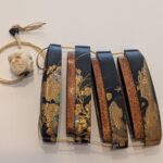 Antique Lacquer and Gold Inro with Inlays