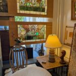 Antique Stained Glass Transom Windows.