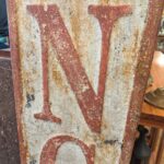 Vintage Metal Lunch Sign