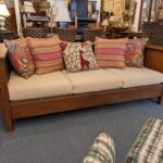 Arts and Crafts Solid Oak Settle