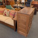 Antique Oak Ice Box made into Bar