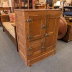 Antique Oak Ice Box made into Bar