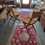 Pair Mid Century Folding Chairs