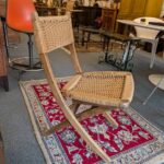 Pair Mid Century Folding Chairs