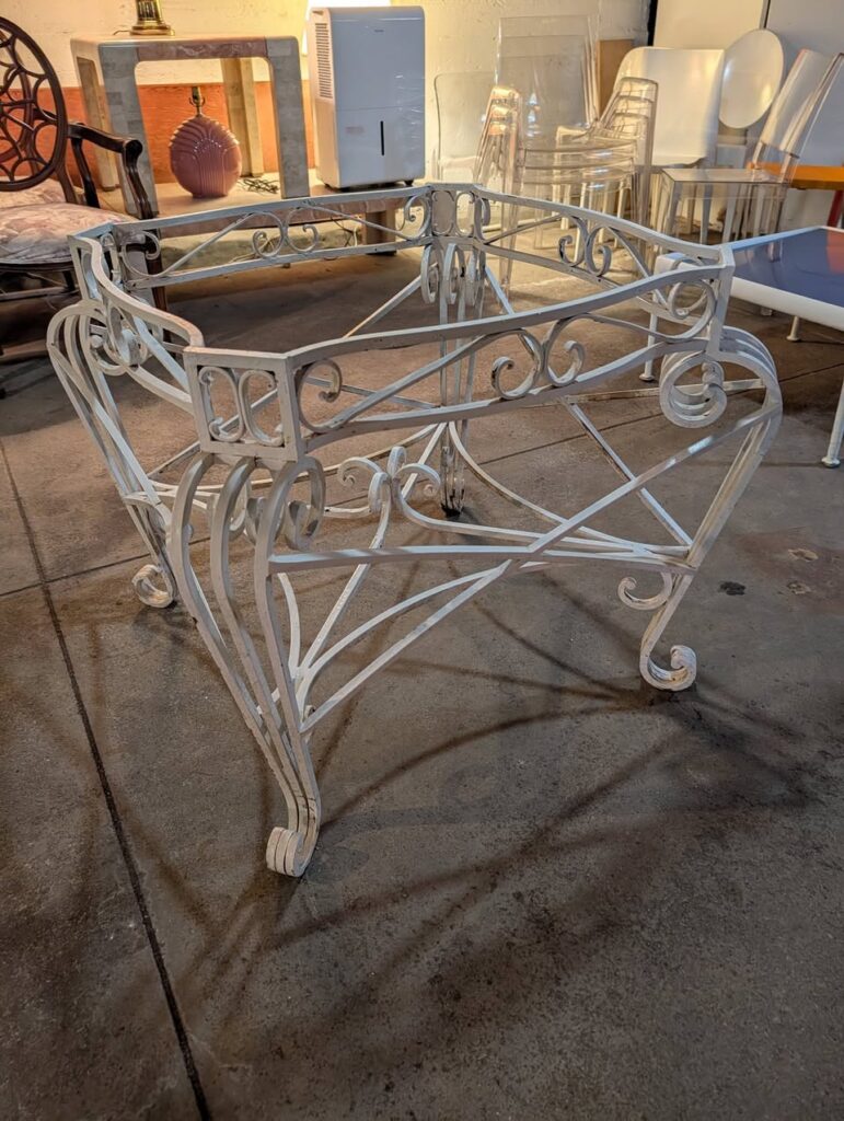 Mid Century Italian Wrought Iron Table Base
