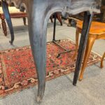 French Ebonized Oak Console Table