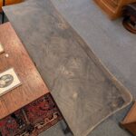 French Ebonized Oak Console Table