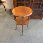 Art Nouveau Inlay Lamp Table
