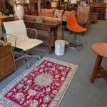 Faux Bois Cement Side Table