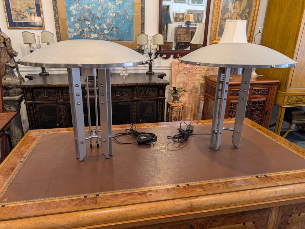 Pair Robert Sonneman “Echoes of Vienna” Table Lamps for Kovacs