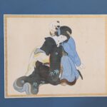 Kiyokata Kaburagi, Print on Silk, C. 1917.