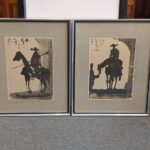 Pair Mid Century Turner Wall Accessory