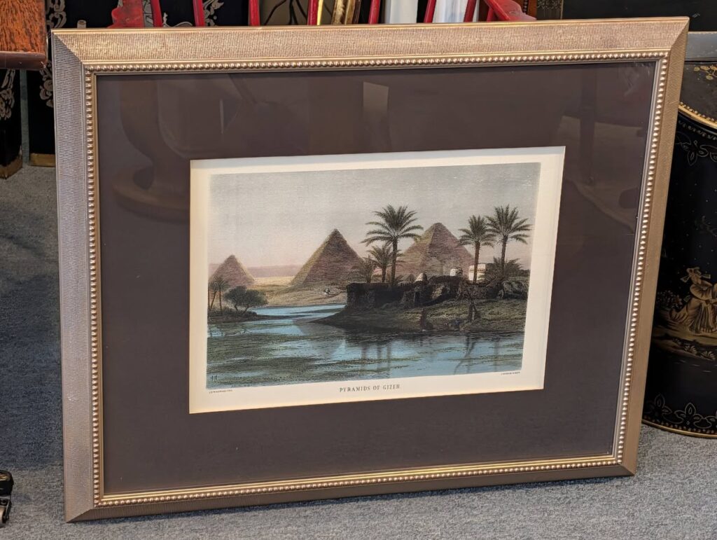 John Woodard, Pyramids of Gizeh Engraving.
