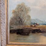 Vintage Traditional Landscape Painting
