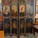 Exotic Birds Divider Screen, 7 ft. Tall.