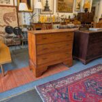 Antique New England Pine Mule Chest