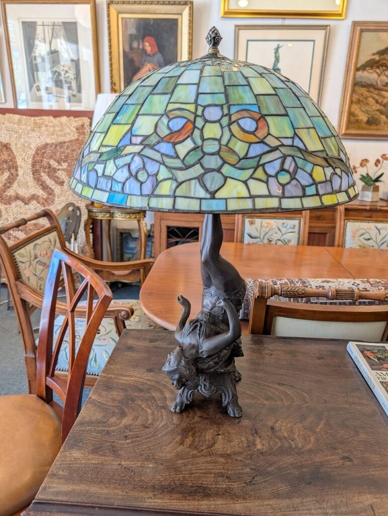 Tiffany Style Art Nouveau Table Lamp