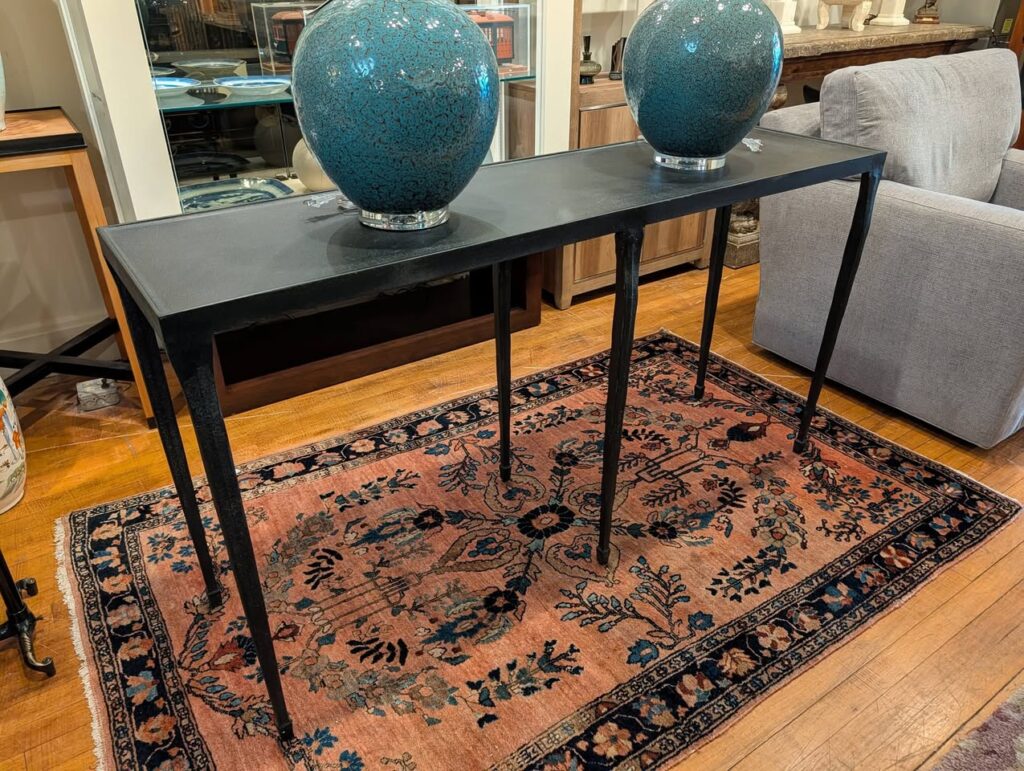 60 inch Iron and Steel Console