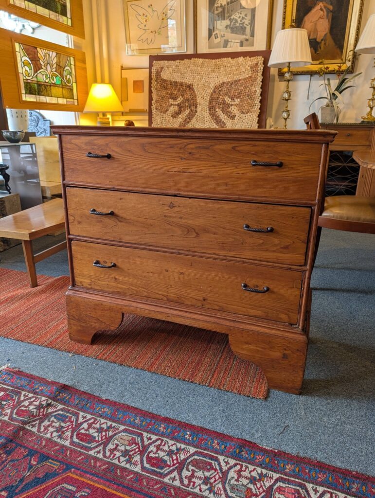 Antique New England Pine Mule Chest