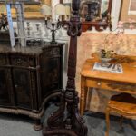 Carved Mahogany Fern Stand