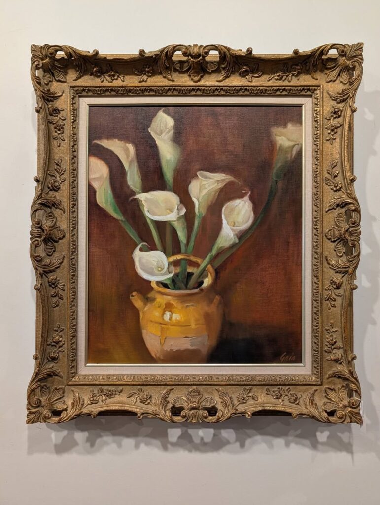 Gail Morrison, “Faience and Calla.”