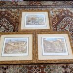 Set 3 Framed Etchings Alhambra