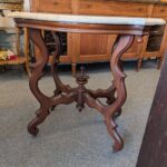 Antique Marble Top Parlor Table