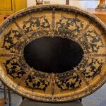 Antique 32 inch Papier Mache Tray